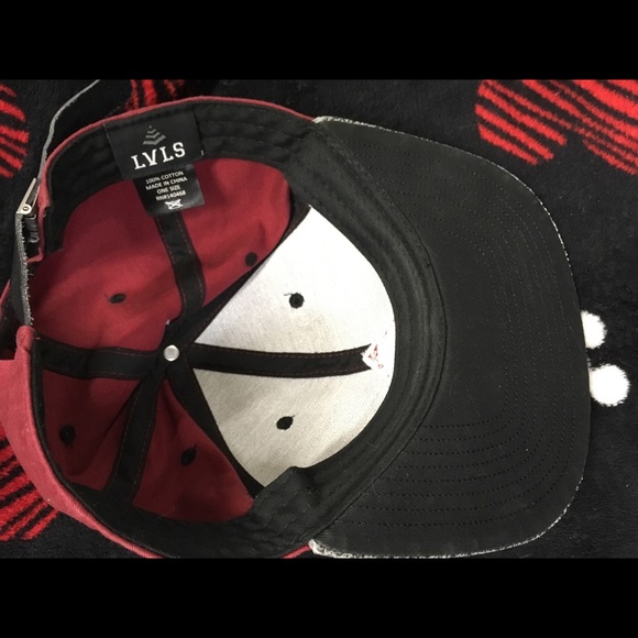 LVLS HAT CAP REFLECTIVE ANIMAL PRINT FLAT BILL ADJUSTABLE STRAP ACCESSORY - Picture 8 of 9